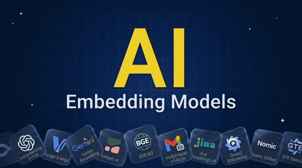 10 Best Embedding Models in 2026 (API & Open-Source, Compared)